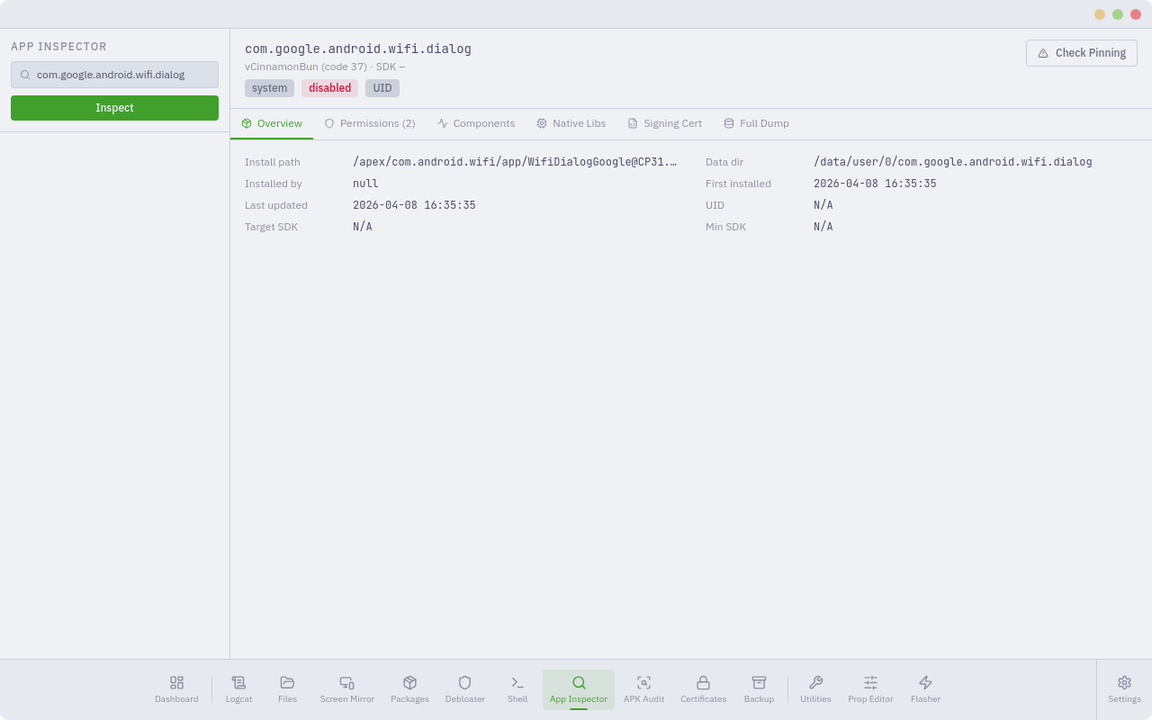 App Inspector
