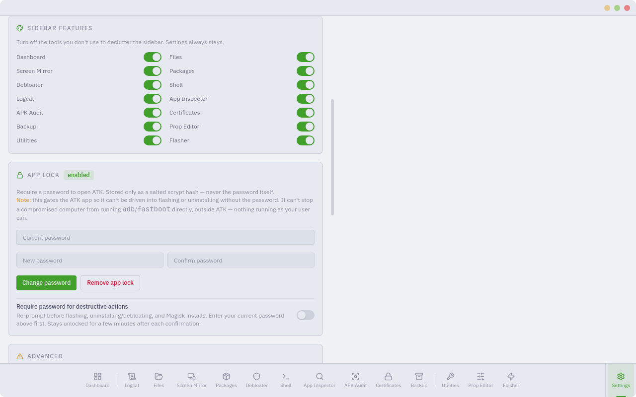 Settings 2